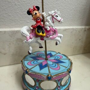 Disney Mickey Mouse music box Carousel Collection - Minnie Mouse zip ah Dee doo